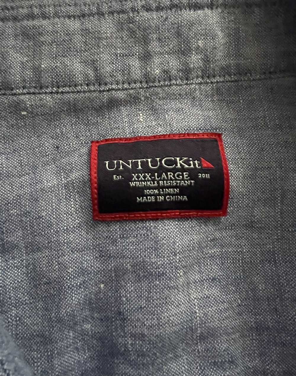 UNTUCKit Untuckit Collared Shirt Mens XXXL D10 - image 3