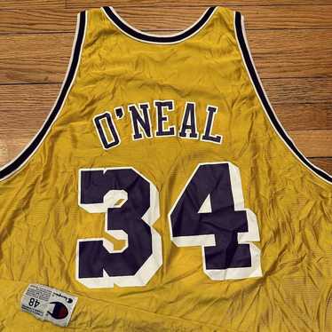 Vintage Reebok LA Lakers Shaquille O'neal Basketball Jersey - XXL – Jak of  all Vintage