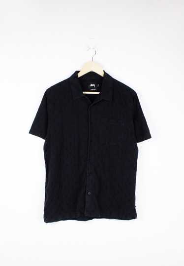 Stussy Stussy Black Abstract Picture Hawaiian Shi… - image 1