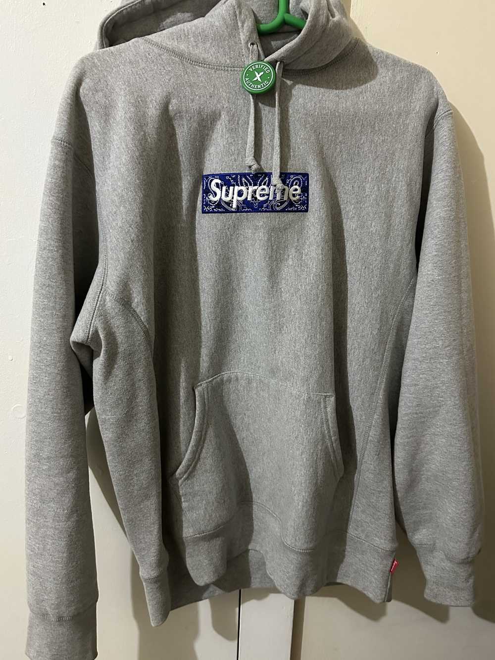 Supreme Supreme Bandana Box Logo Hooded Sweatshirt - image 1