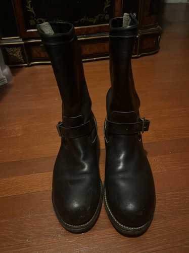 RRL Ralph Lauren RRL Black Leather Boots