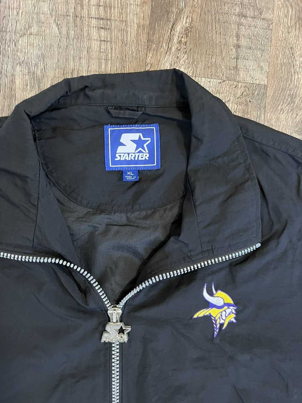 Vintage Starter 90's Minnesota Vikings Jacket Large NFL Vtg Made In Korea