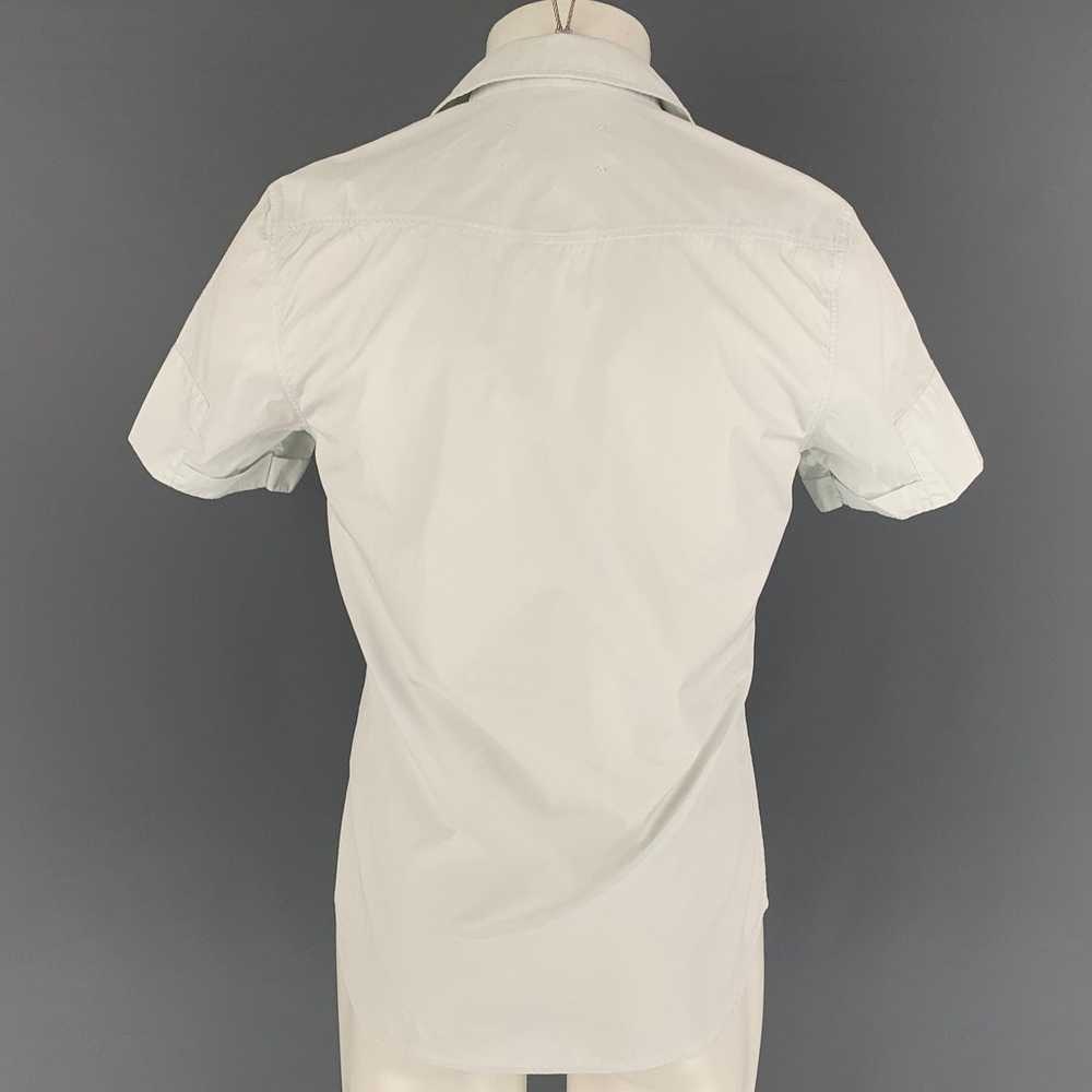 Maison Margiela White Cotton Short Sleeve Shirt - image 3