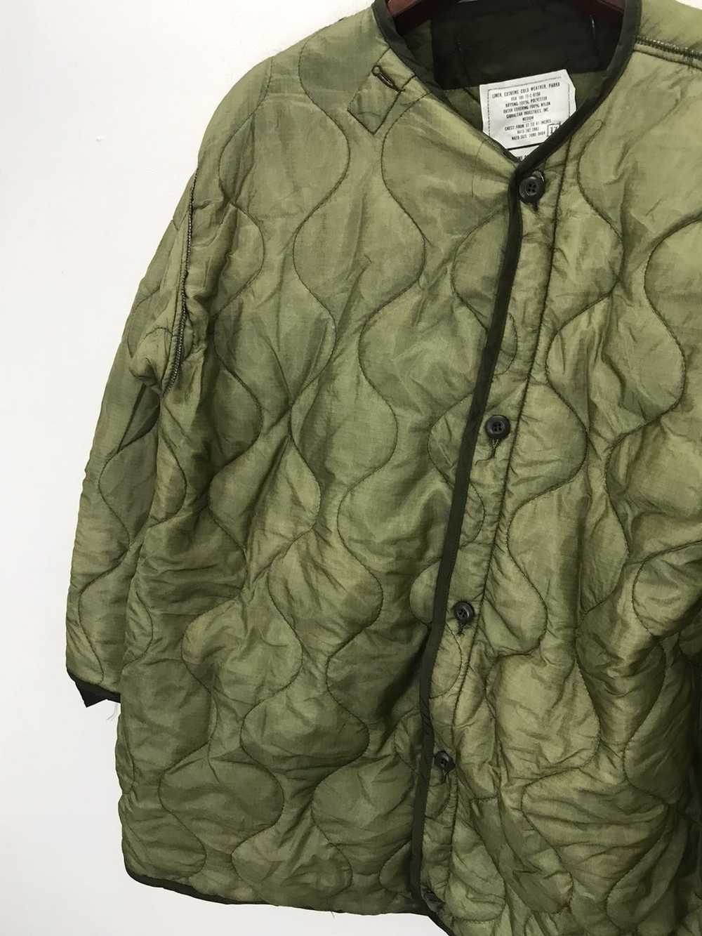 Military × Vintage Vintage Quilted lining inner m… - image 5