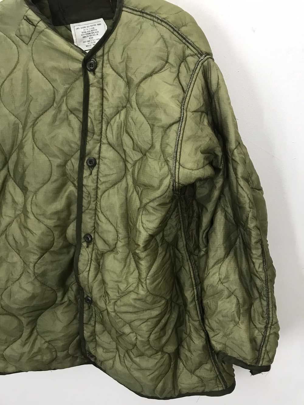 Military × Vintage Vintage Quilted lining inner m… - image 6