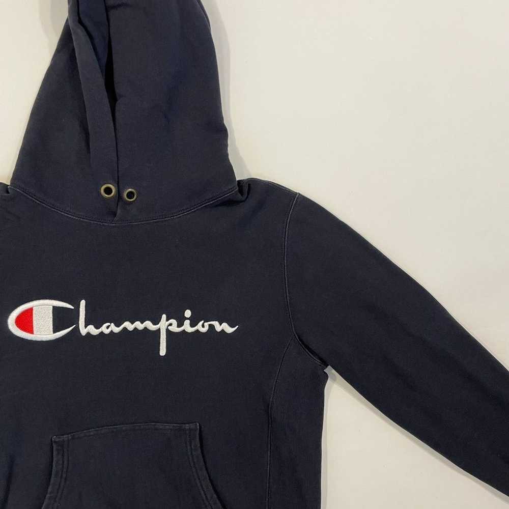 Champion Champion Reverse Weave navy hoodie sport… - image 2