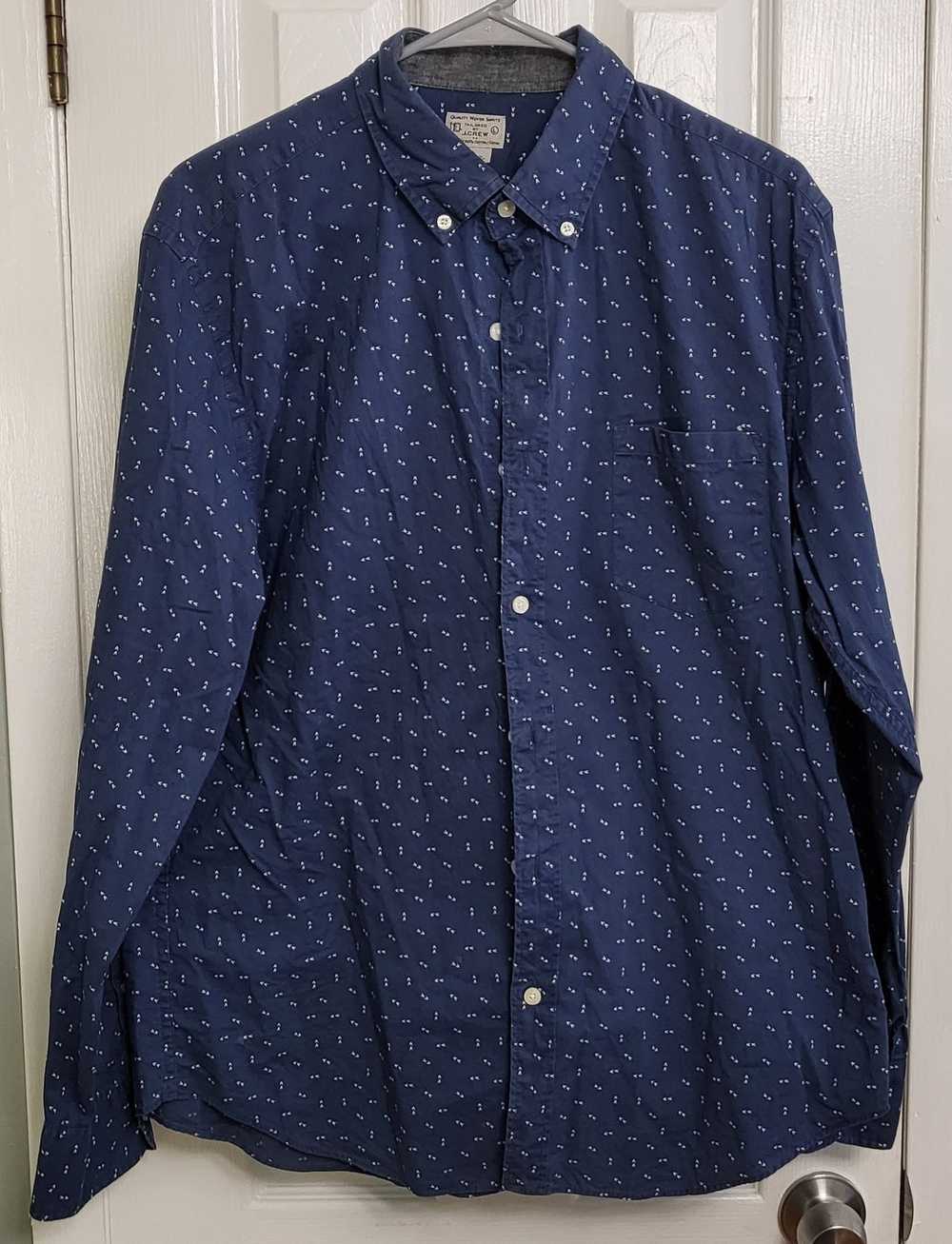 J.Crew Blue shirt size L - image 1