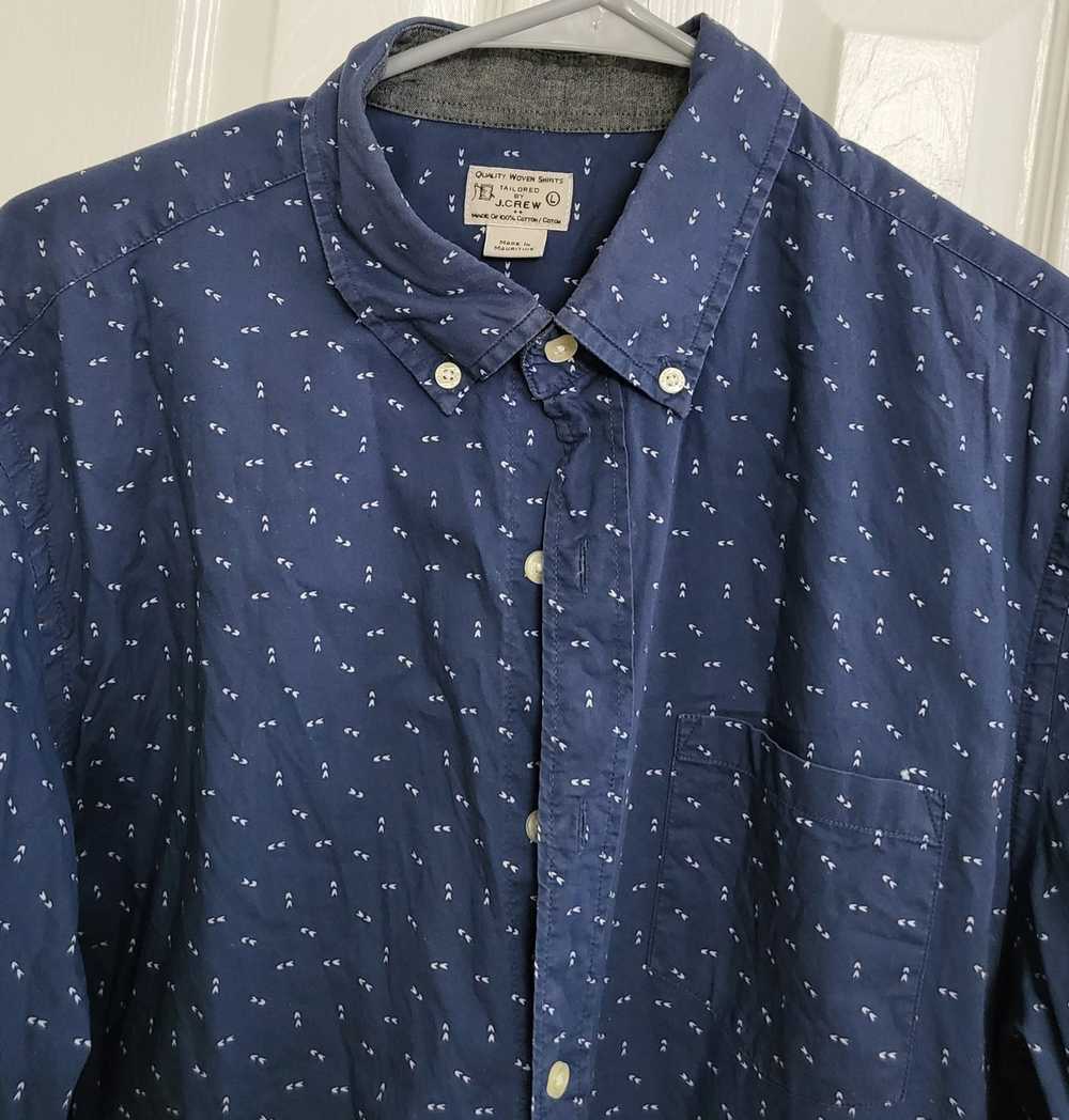 J.Crew Blue shirt size L - image 3