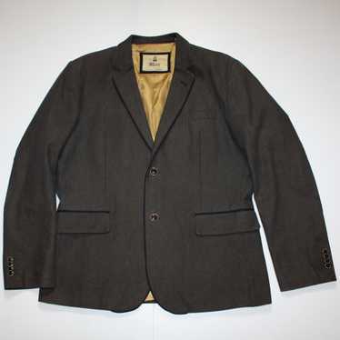 Mexx Mexx Men's Brown Stripe Sport Coat Blazer Jac