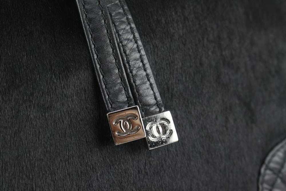 Chanel Chanel Black Quilted Lambskin x Pony Hair … - image 3