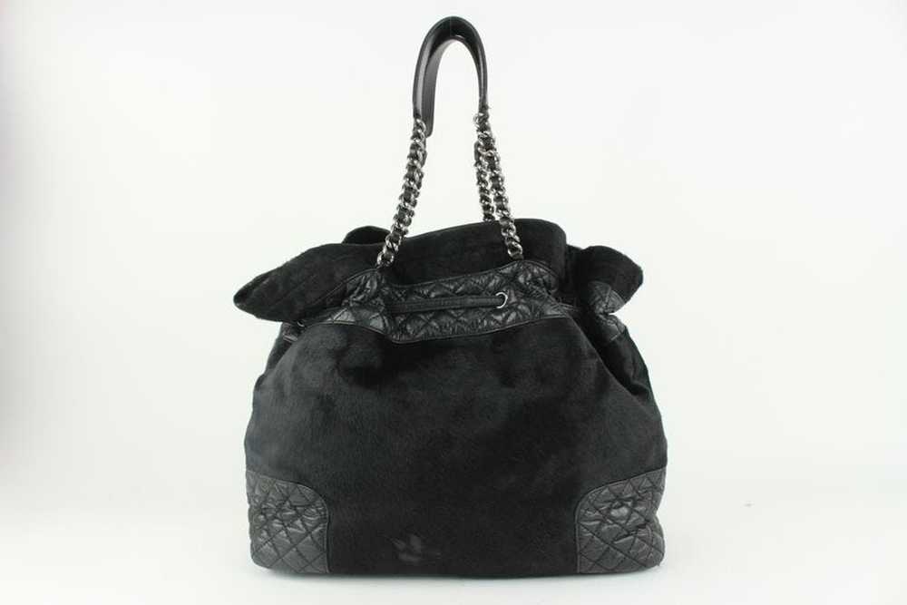Chanel Chanel Black Quilted Lambskin x Pony Hair … - image 7
