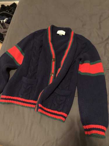 Gucci Oversize cable knit cardigan gucci
