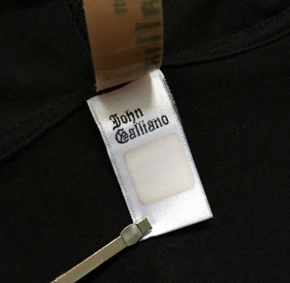 John Galliano John Galliano Black Long Hood Zippe… - image 7