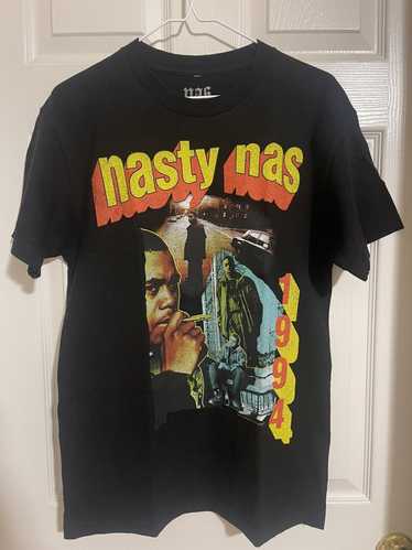 Band Tees × Uo × Vintage Nas Hip-Hop T-shirt - image 1