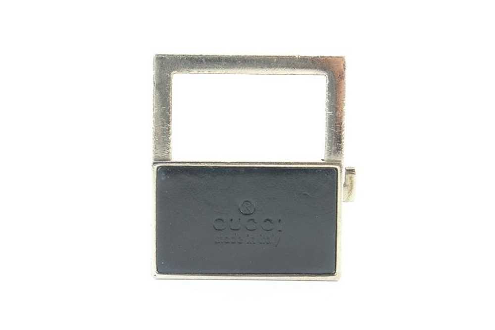 GUCCI Leather Wallet Bag Charm Key Holder Key Ring Chain #18947