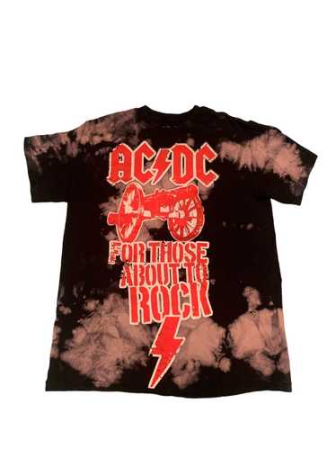 Rock and Roll Shirt - Acdc Shirt, Band Tee, Music Tee, Bleached Tee,  Sublimation, Rock And Roll Shirt, Rock, Rock Music, Band, 70S, Vintage,  Retro