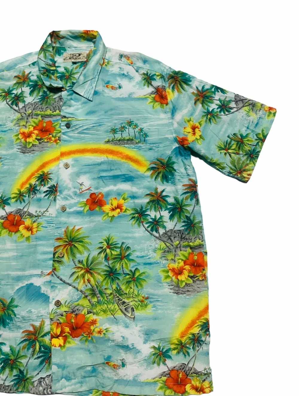 Hawaiian Shirt × Surf Style × Vintage 90s Rayon h… - image 6