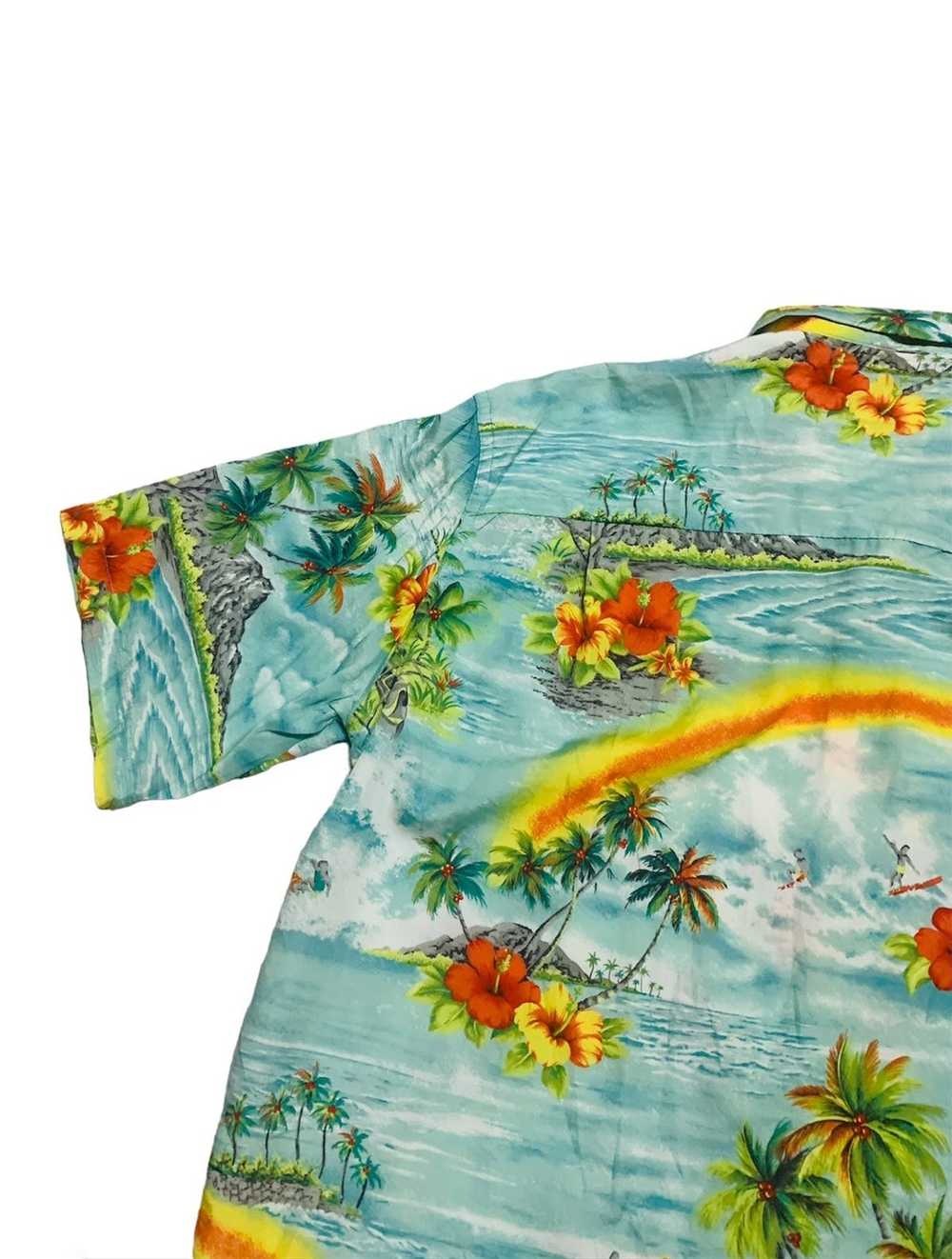 Hawaiian Shirt × Surf Style × Vintage 90s Rayon h… - image 7