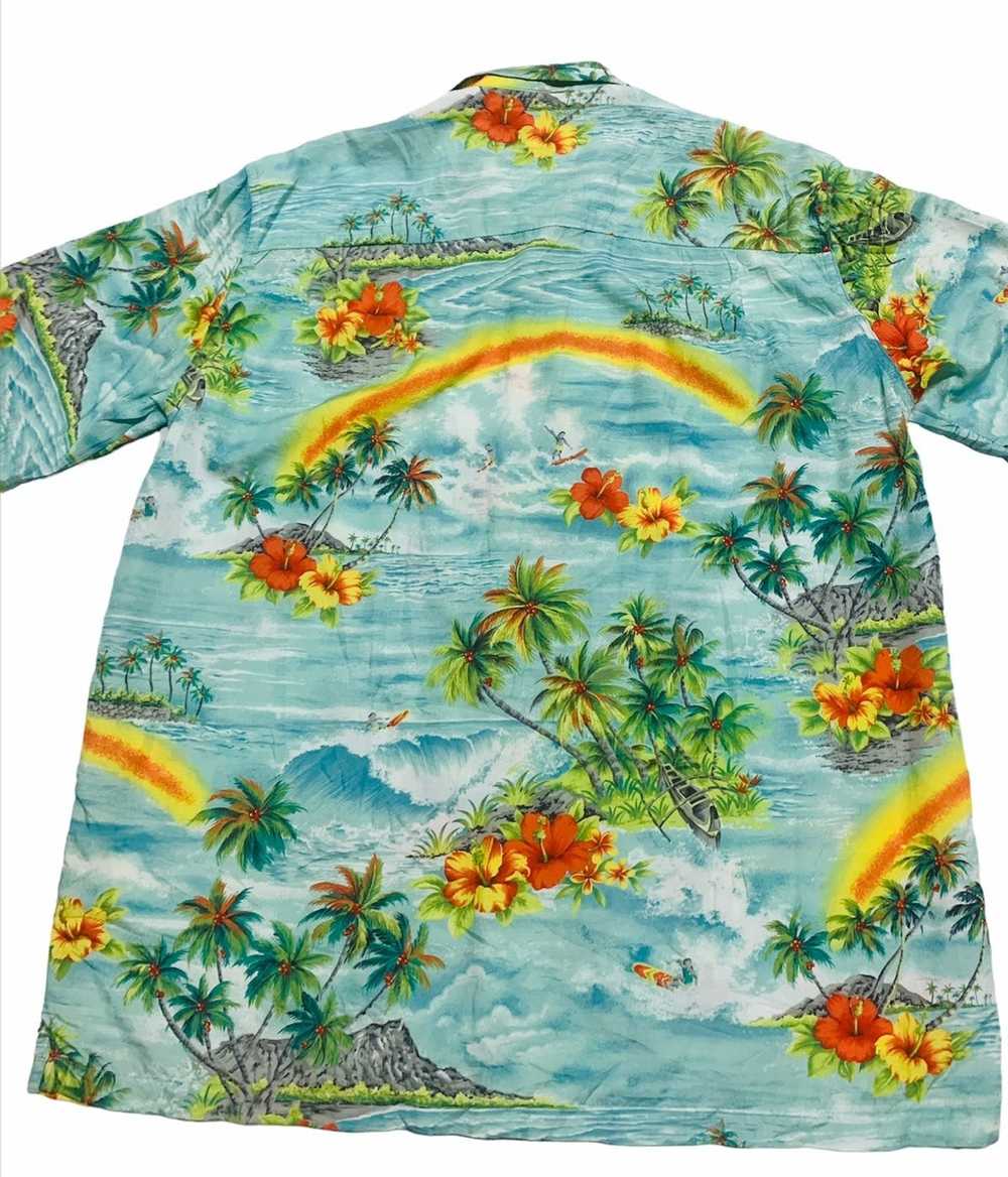 Hawaiian Shirt × Surf Style × Vintage 90s Rayon h… - image 8