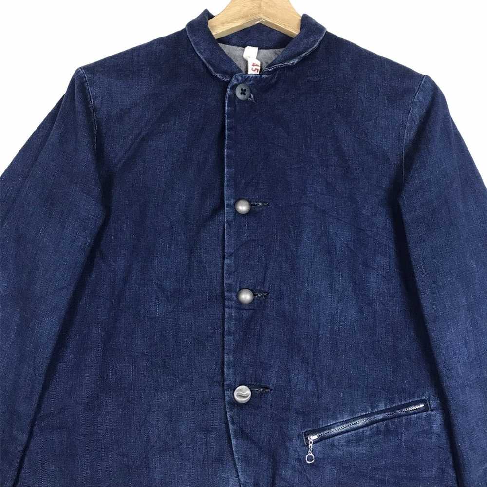 45rpm Japanese Clothing 45RPM Indigo Coat Denim J… - image 2