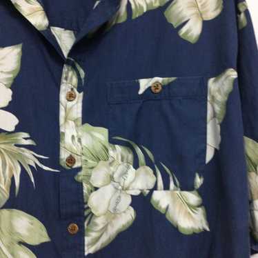 Other Island Republic Mens Hawaiian Shirt Silk Si… - image 1