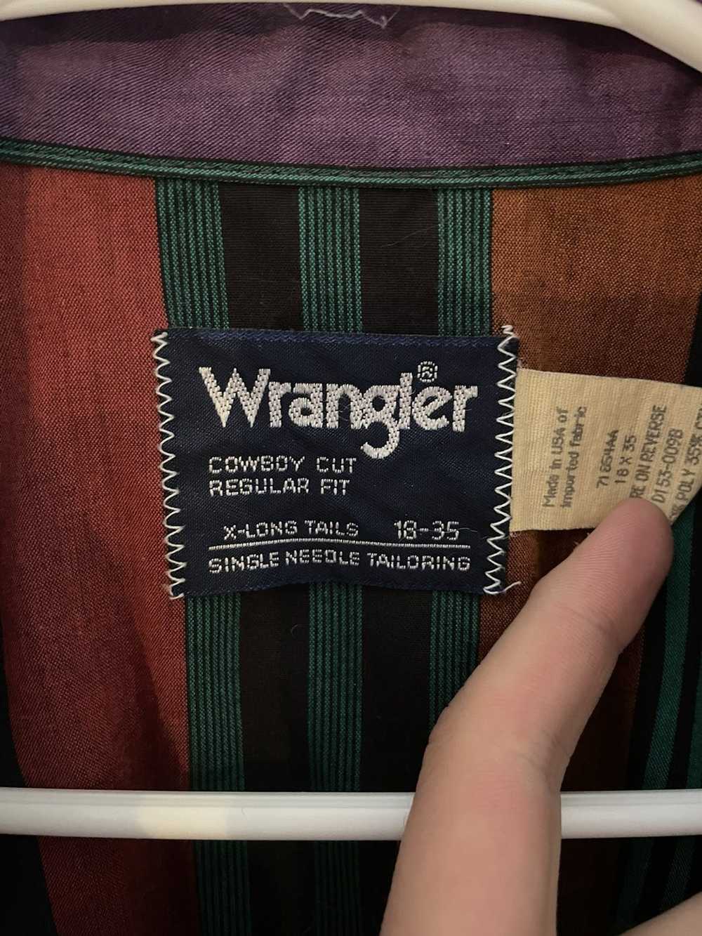 Wrangler Vintage Wrangler button up - image 3