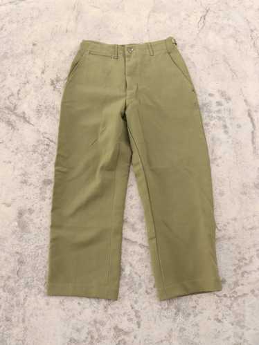50s US Military Twill Pants Size W36 L31-
