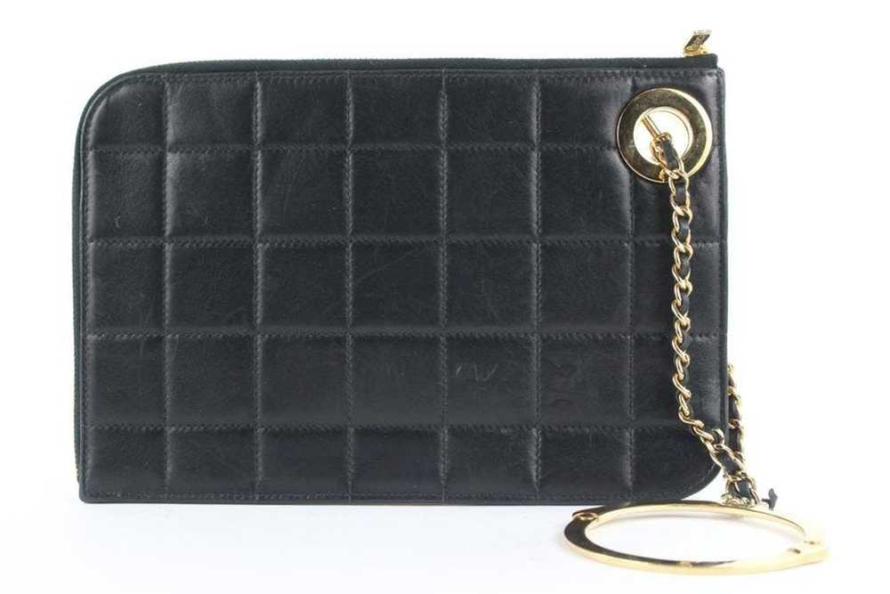 Chanel Chanel Gold Handcuff Clutch Wristlet Pouch… - image 12