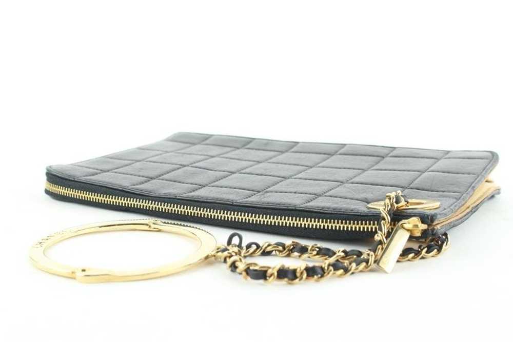 Chanel Chanel Gold Handcuff Clutch Wristlet Pouch… - image 4