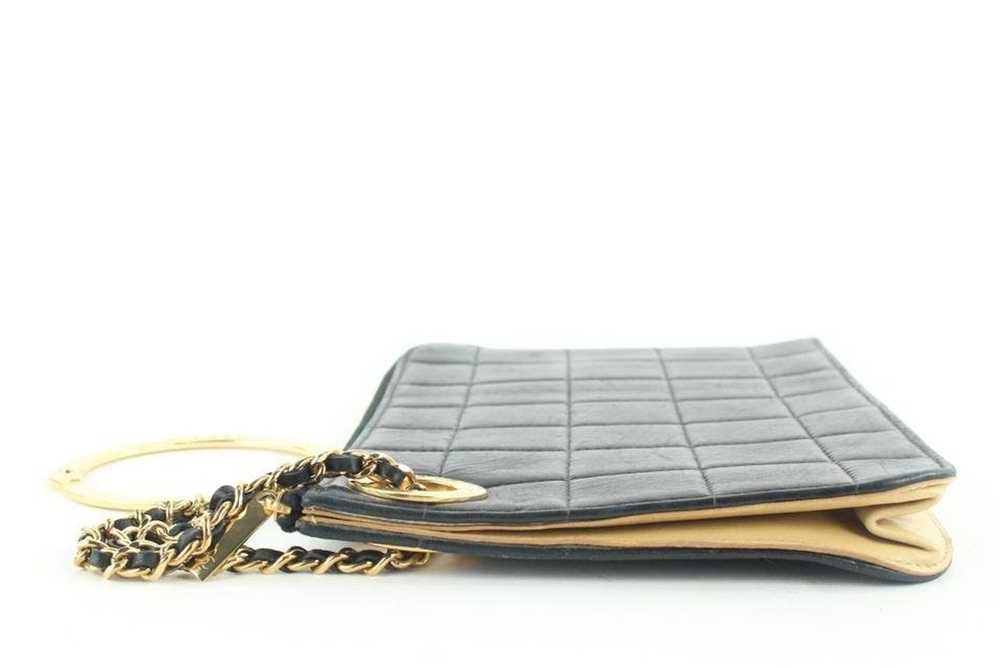 Chanel Chanel Gold Handcuff Clutch Wristlet Pouch… - image 5