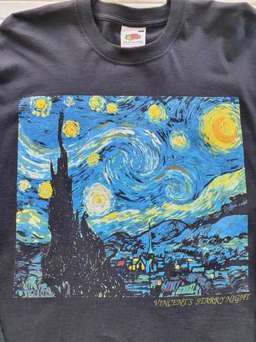 Vintage Vincent Van Gogh Starry Night Art - image 1