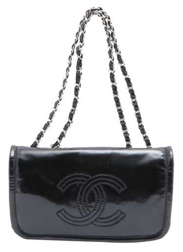 Chanel Chanel Patent CC Logo Chain Flap Chain Bag… - image 1