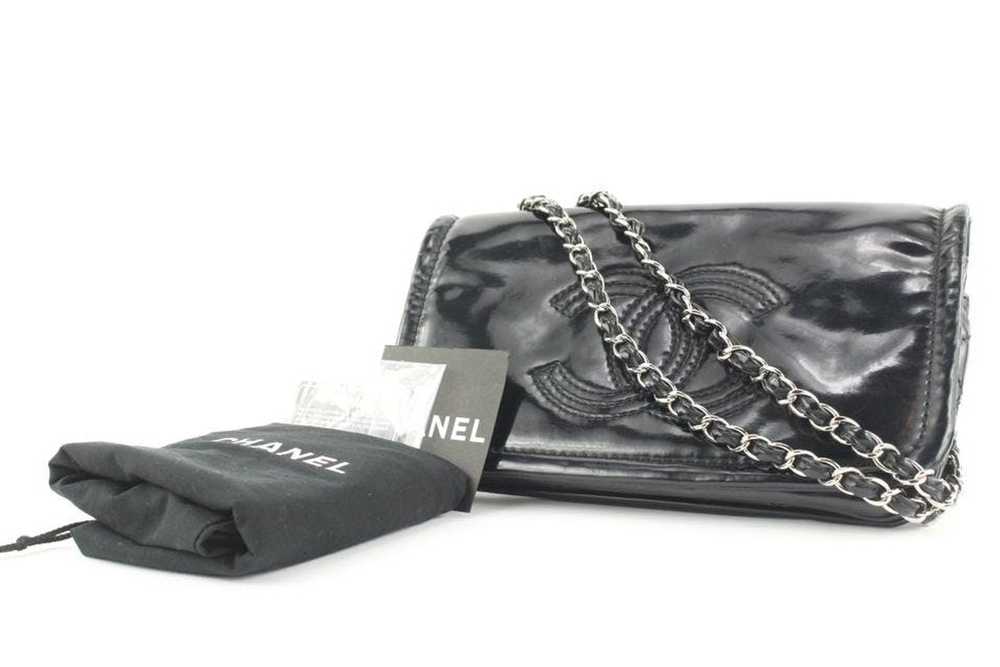 Chanel Chanel Patent CC Logo Chain Flap Chain Bag… - image 2