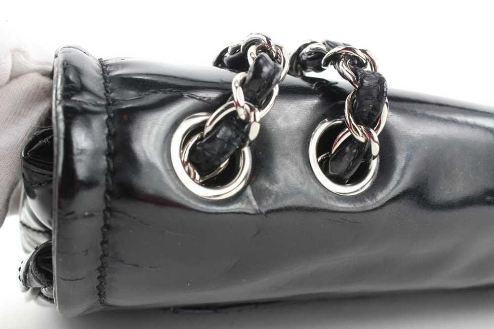 Chanel Chanel Patent CC Logo Chain Flap Chain Bag… - image 5