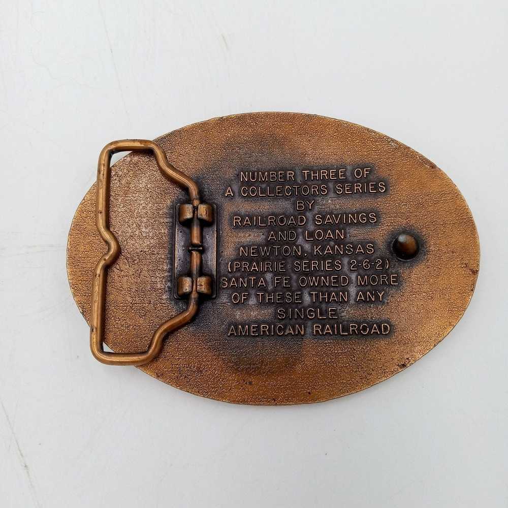 Unkwn 1984 Train Buckle Railroad Savings Prairie … - image 3