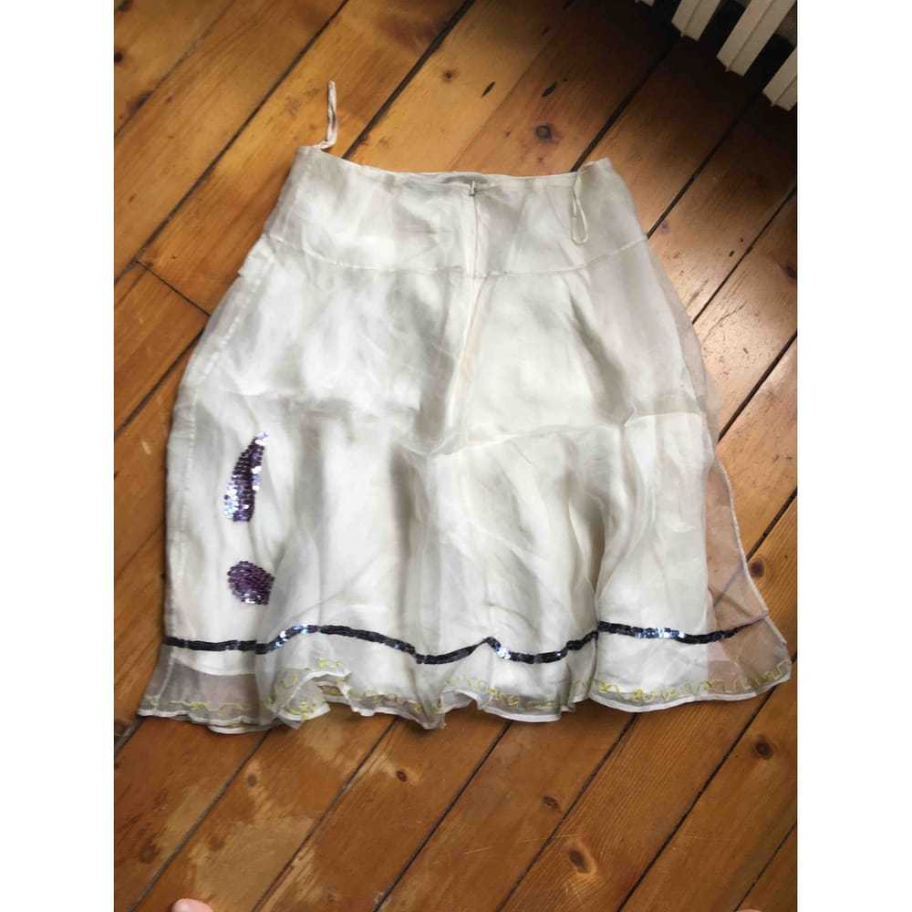 Tara Jarmon Silk mid-length skirt - image 2
