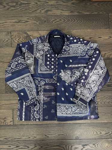 Neighborhood NEIGHBORHOOD Patchwork Jacket Blue B… - image 1