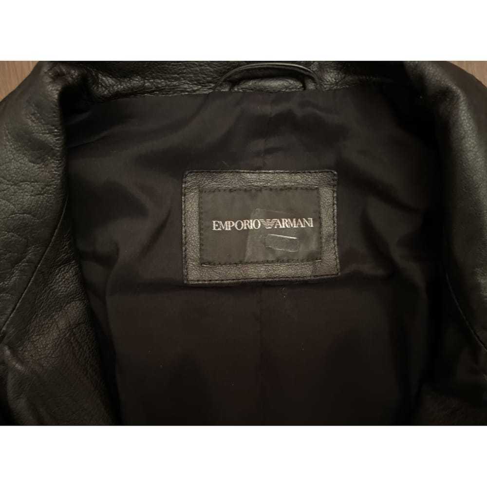 Emporio Armani Leather jacket - image 3