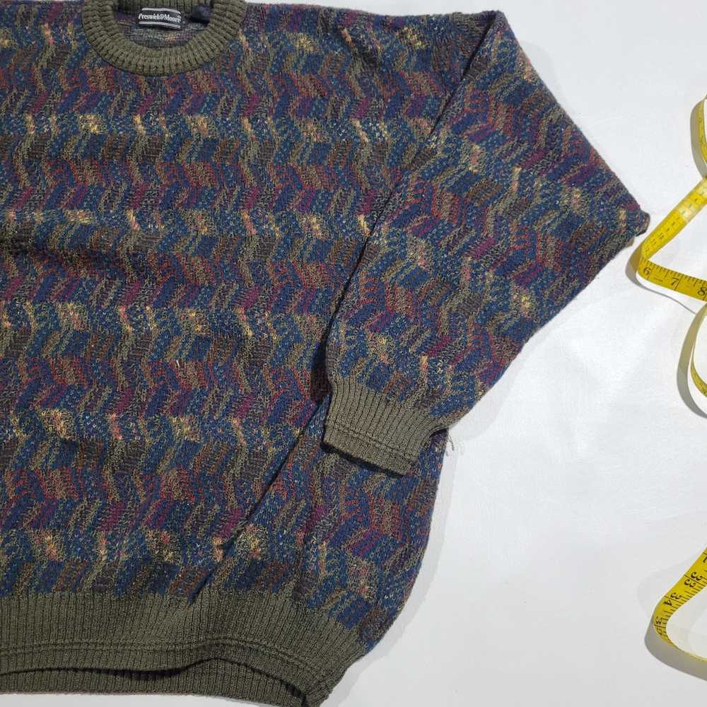 Coloured Cable Knit Sweater × Streetwear × Unsoun… - image 2