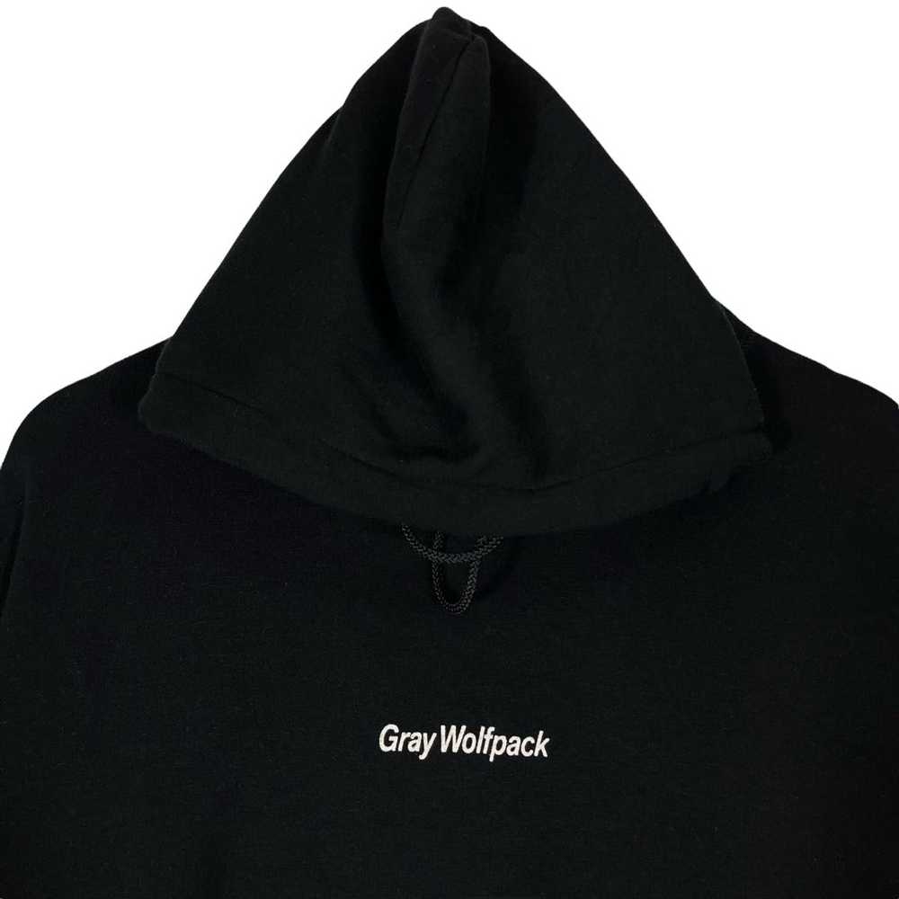 Japanese Brand Rottweiler Gray Wolfpack Hoodie - image 5