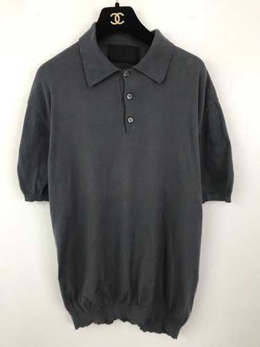 Prada Prada dark navy knitted polo