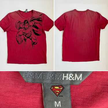 Dc Comics × H&M Superman H&M Short Sleeve Crew Tee