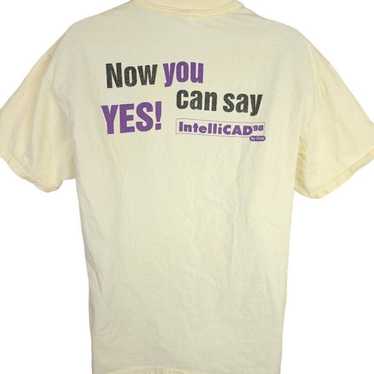 Vintage IntelliCAD 98 T Shirt Vintage 90s Software