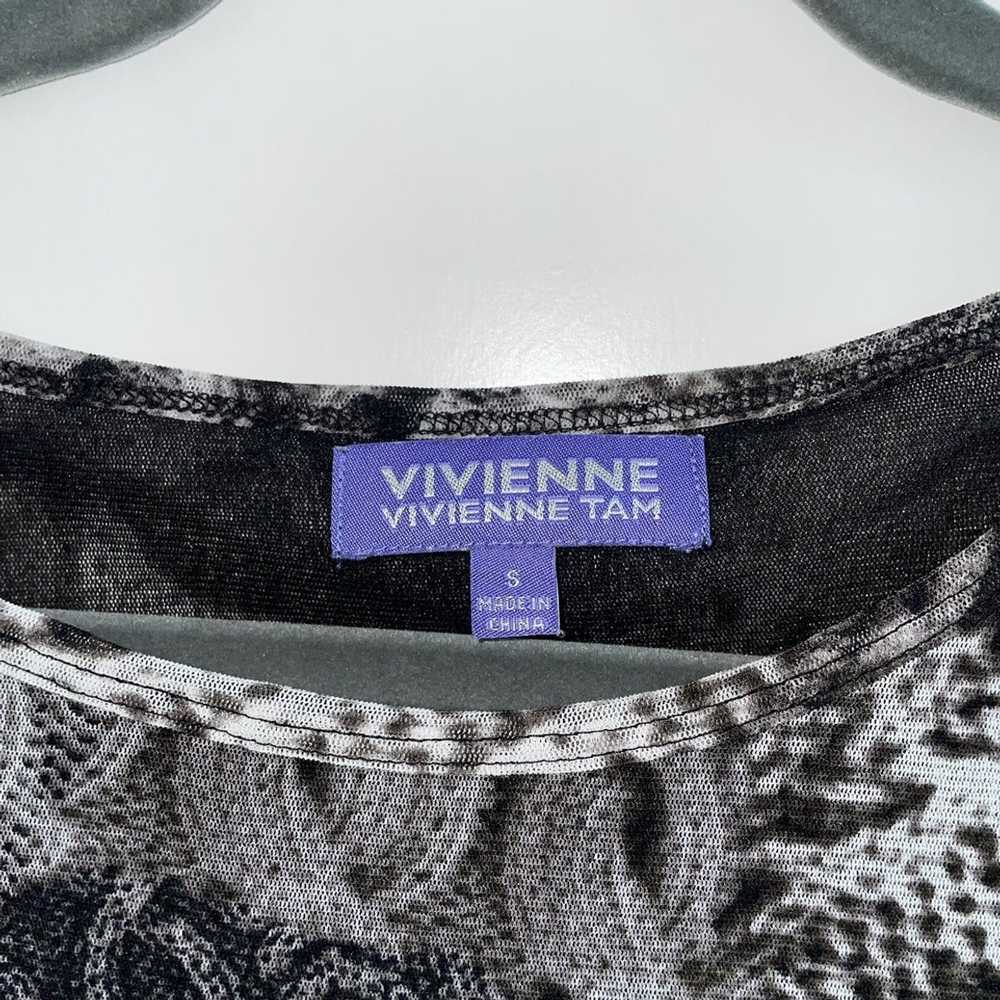 Vivienne Tam Vivienne Tam Sheer Knit print Long s… - image 2