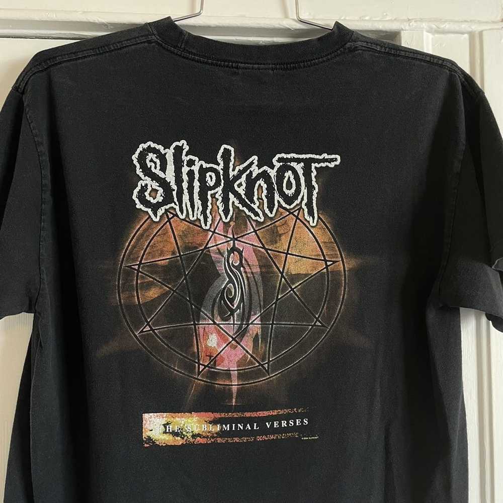 Band Tees × Vintage Vintage 2004 Slipknot Shirt - image 3