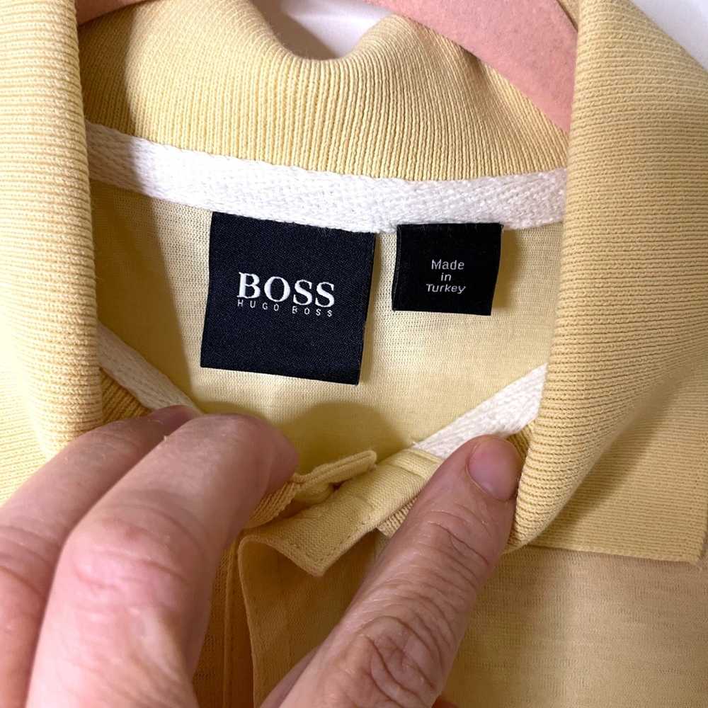 Hugo Boss Hugo Boss Mens Polo Shirt Yellow Size M… - image 4