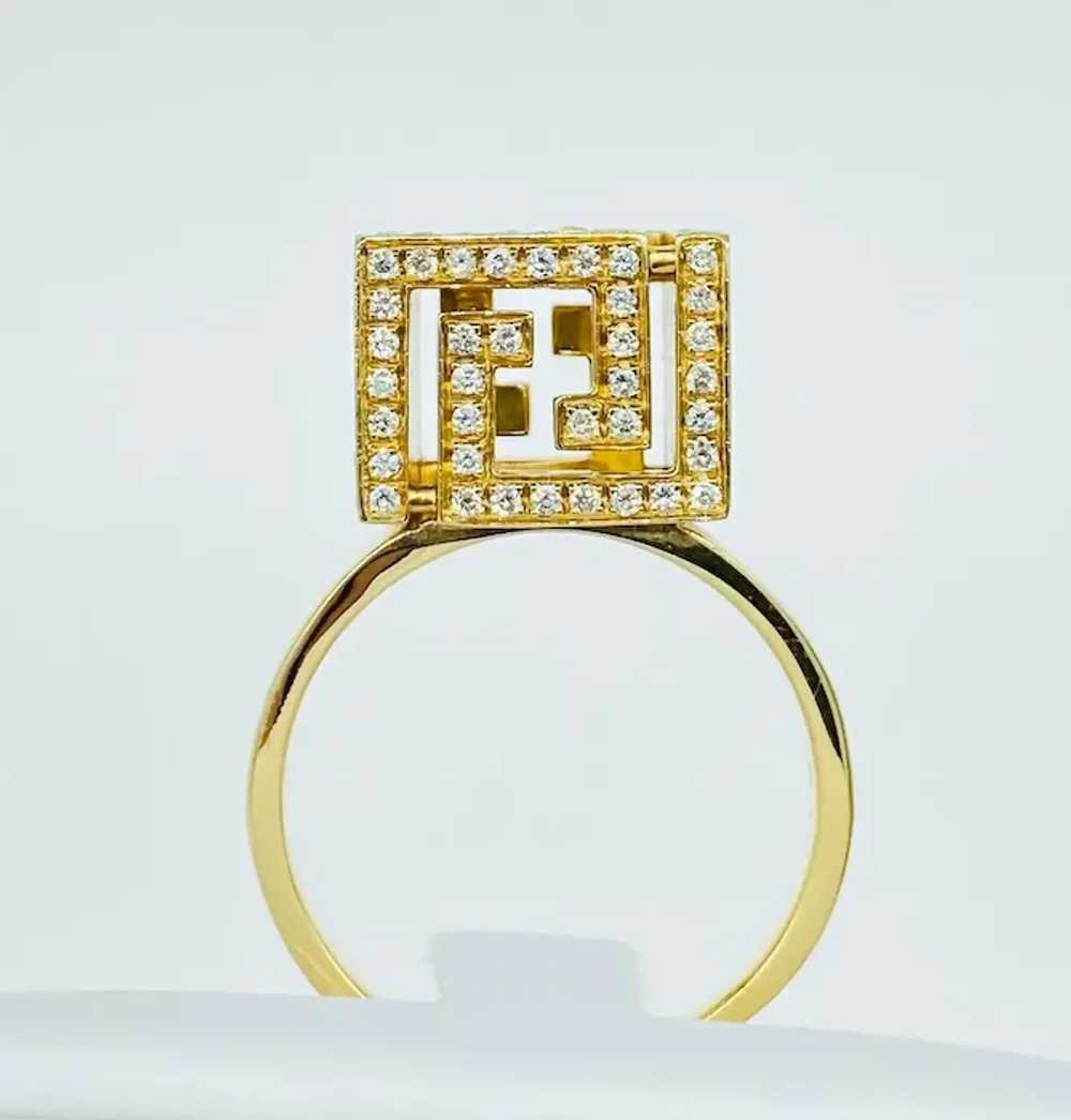 Versace Fine Jewelry Greek Key Cube VVS Diamond E… - image 10