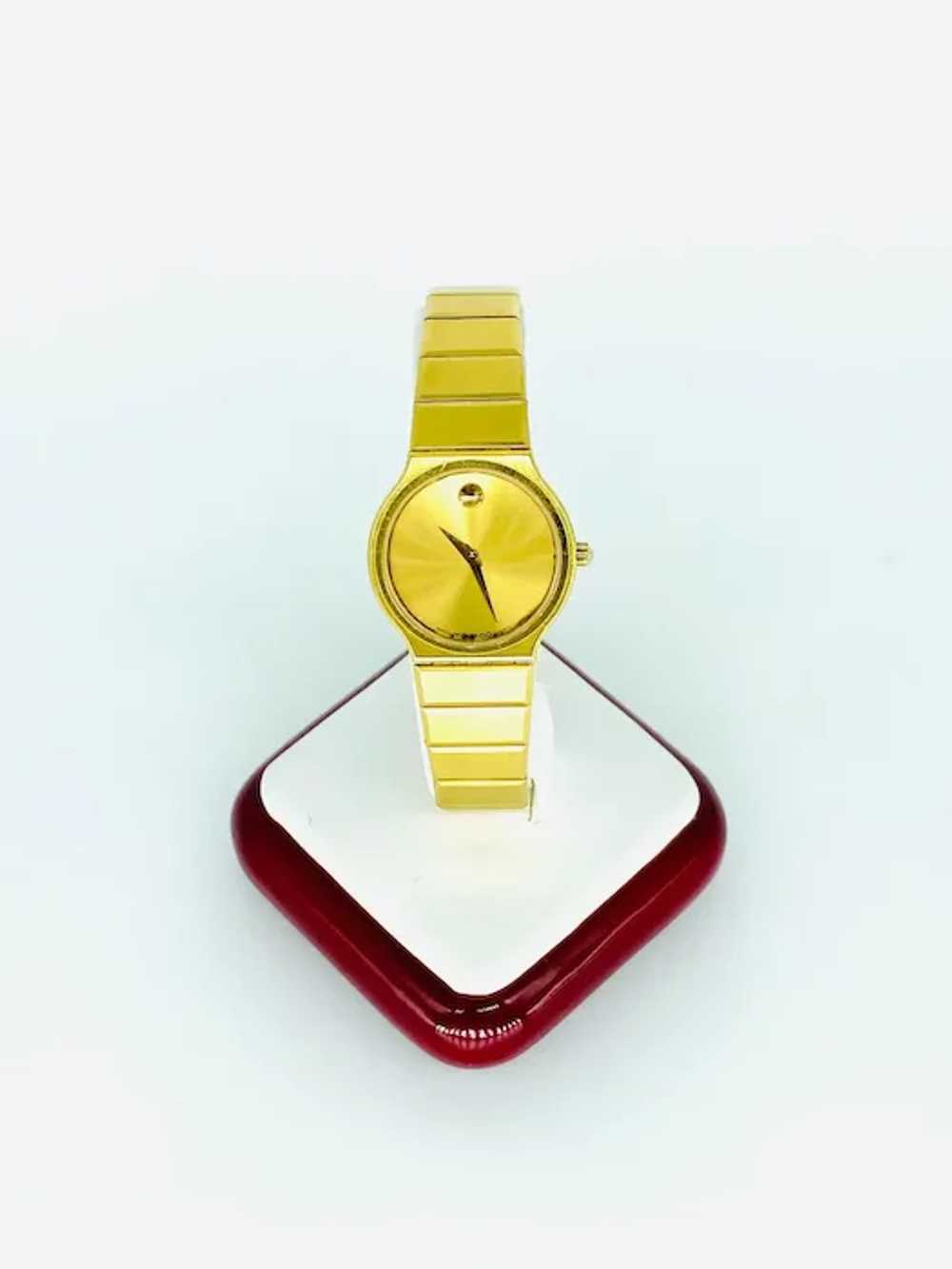 Movado Limited Edition Museum Sapphire Watch Soli… - image 2