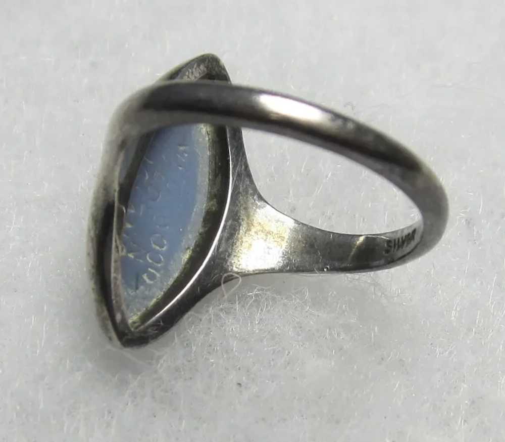 Vintage Wedgwood Sterling Silver Jasperware Ring … - image 4