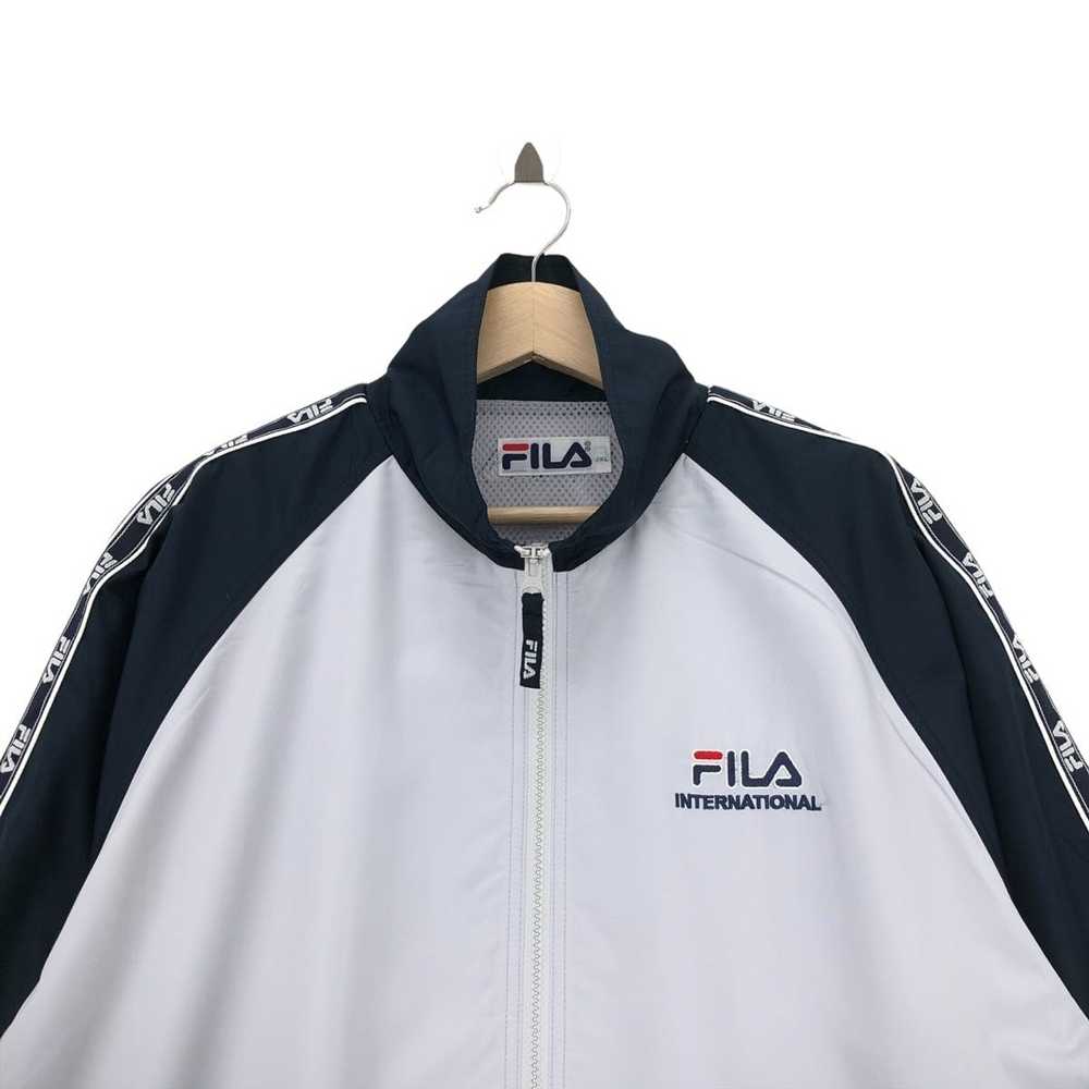 Fila × Vintage Vtg 90’ FILA Windbreaker Light Jac… - image 9